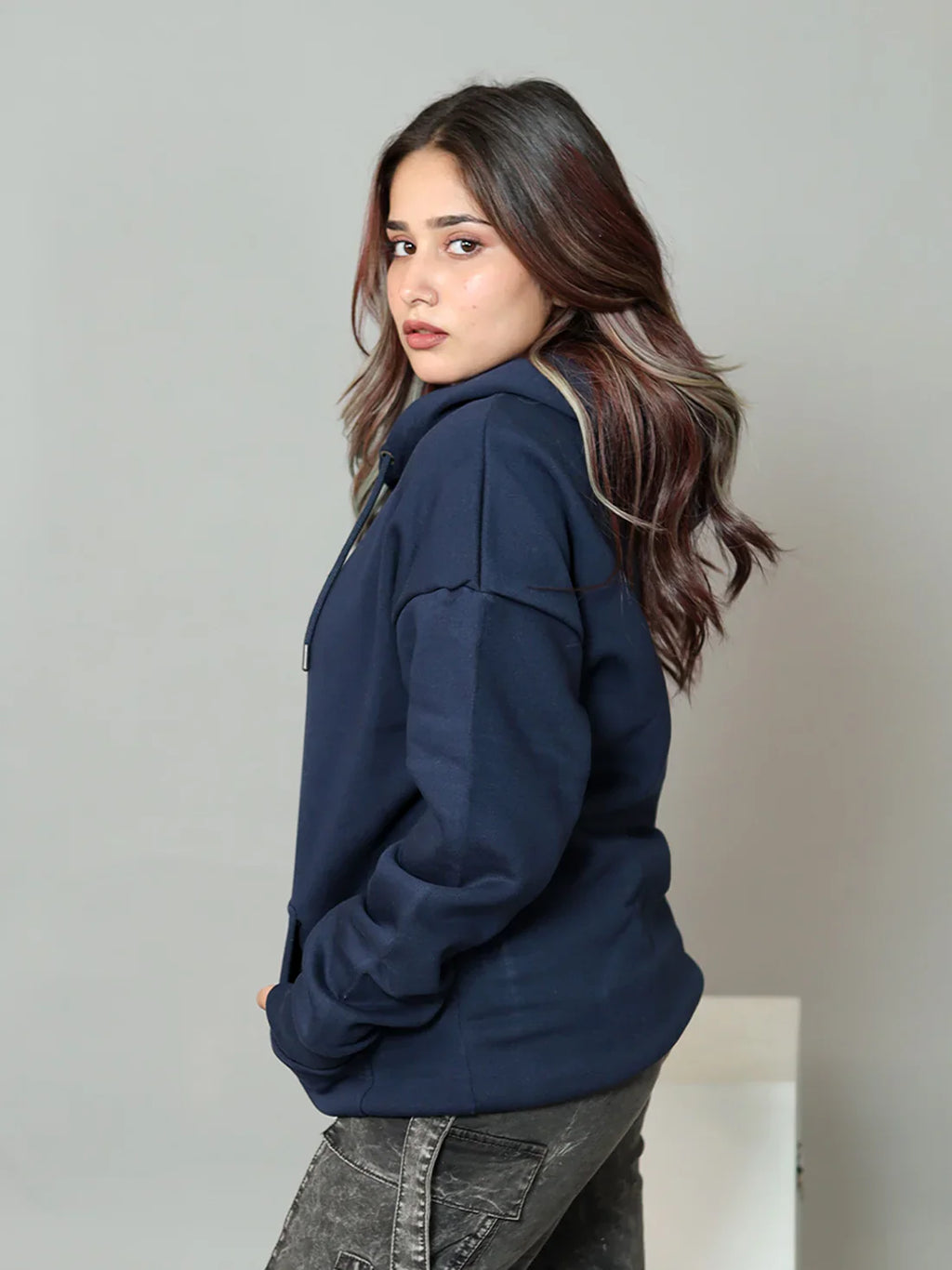 Cavalier Navy Oversized Hoodie PlotArmour Store