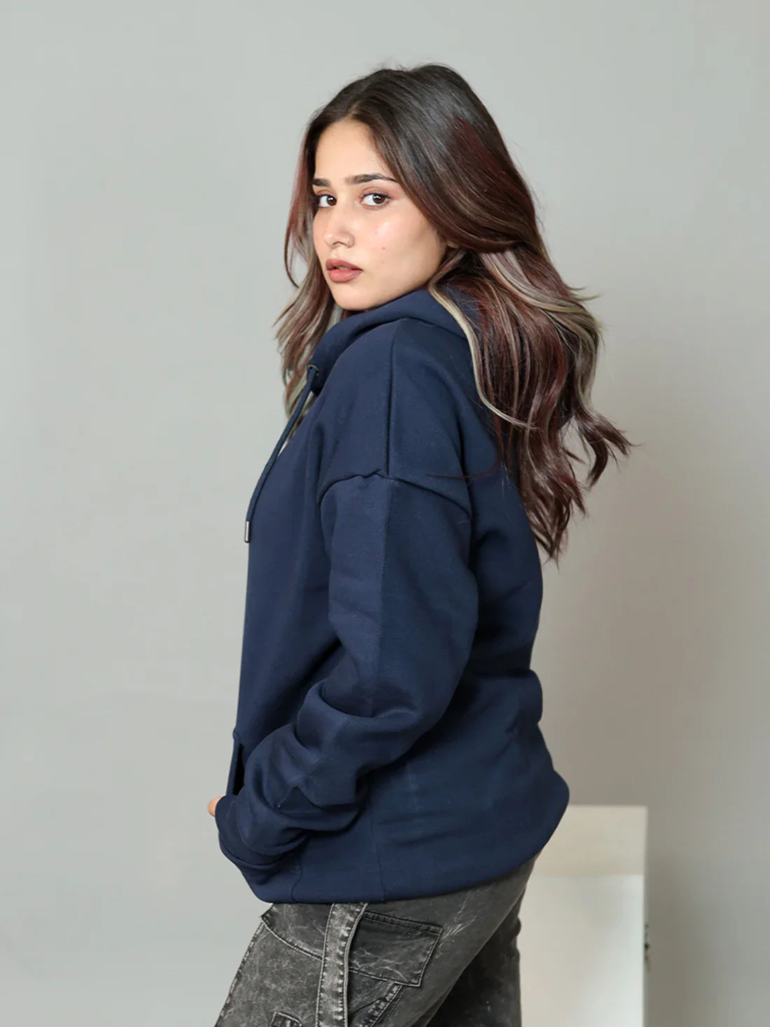 Cavalier Navy Oversized Hoodie PlotArmour Store