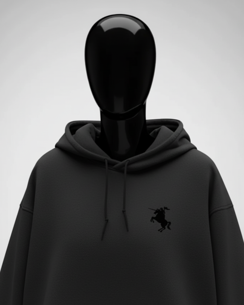 Cavalier Black Hoodie