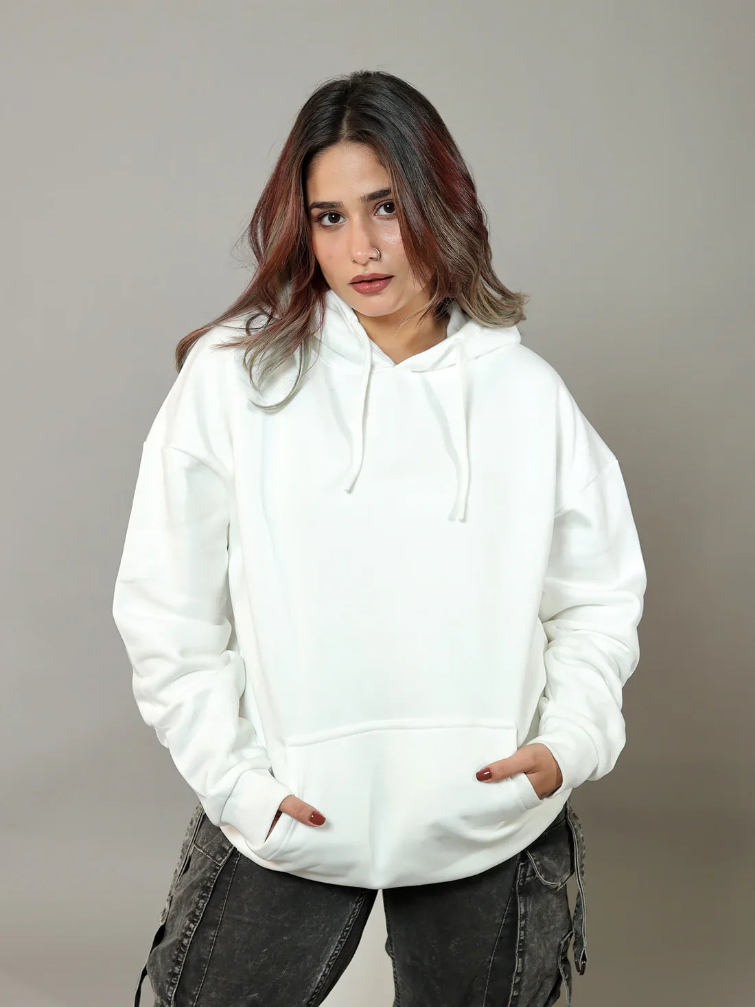 Cavalier White Oversized Hoodie PlotArmour Store