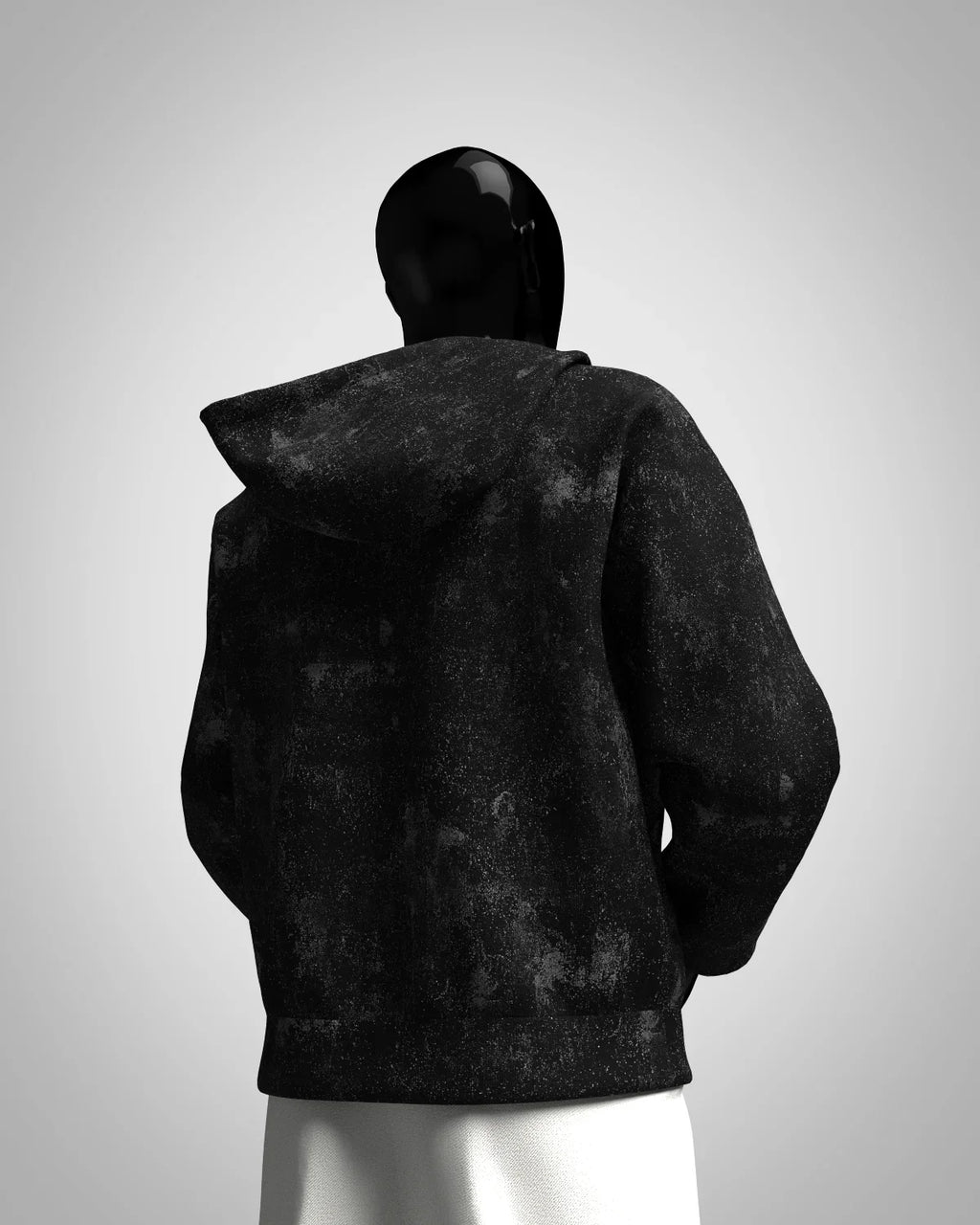 Cavalier Black Acid Washed Hoodie PlotArmour Store
