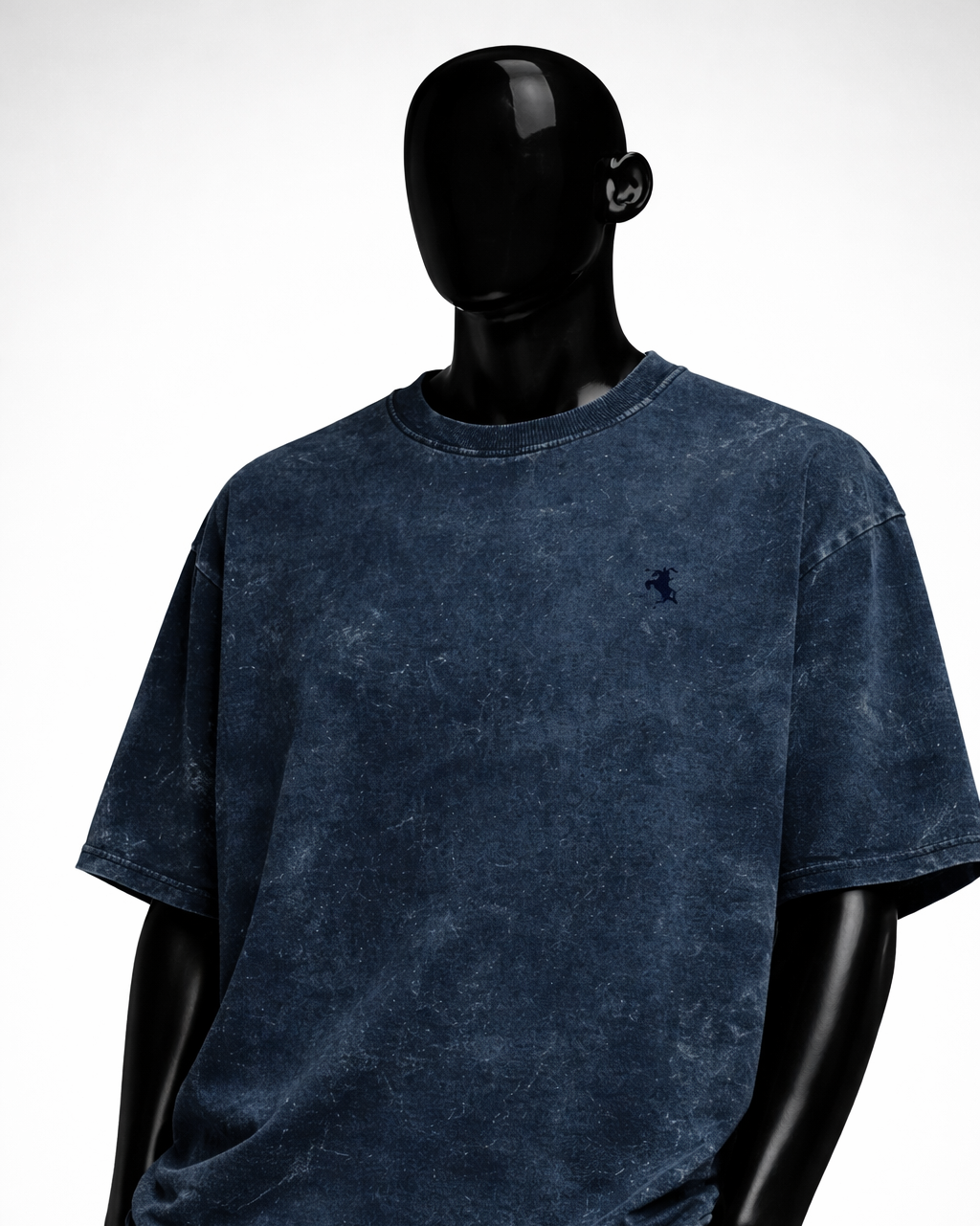 Cavalier Navy Acid Oversized Tee