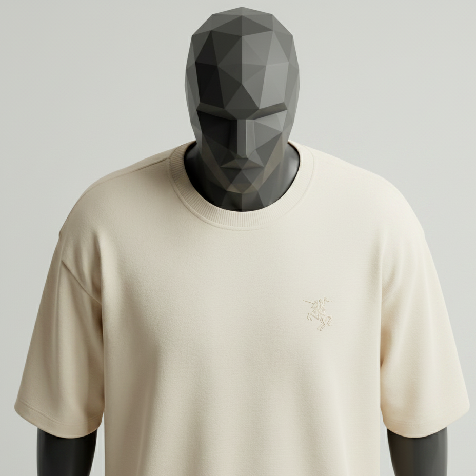 Cavalier Cream Terry Tee