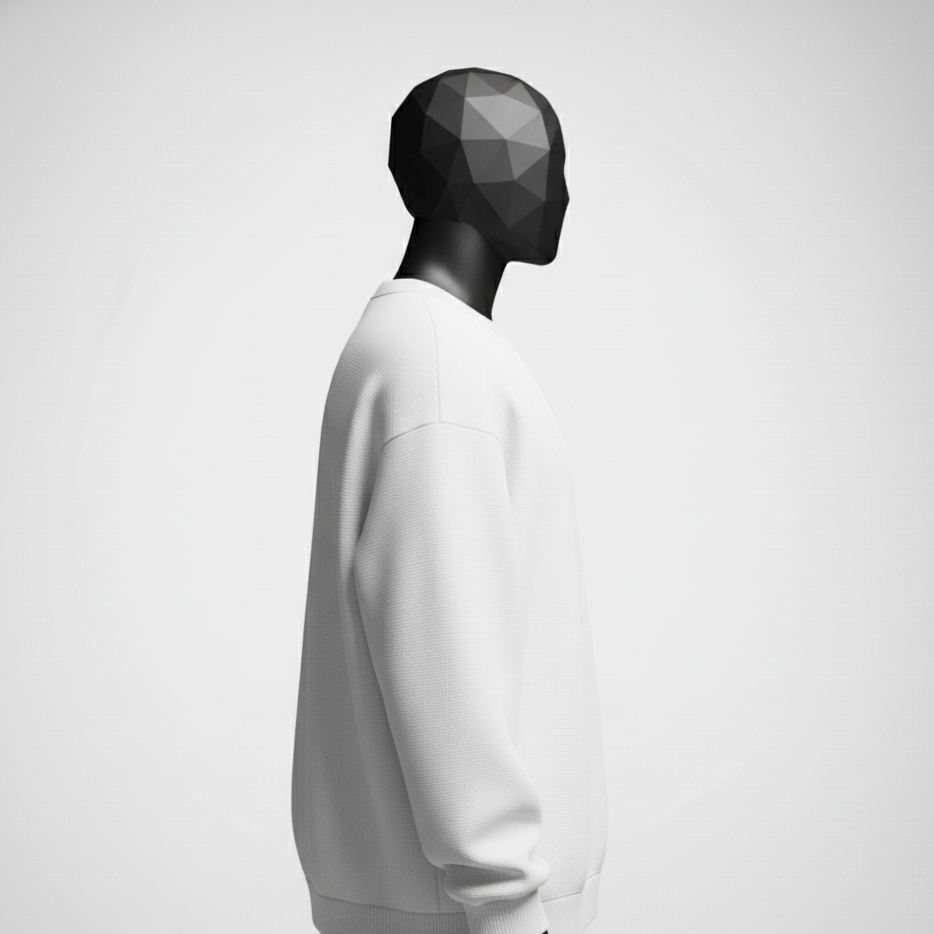 Cavalier White Sweatshirt