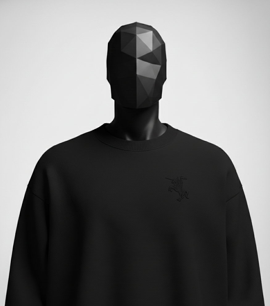 Cavalier Black Sweatshirt