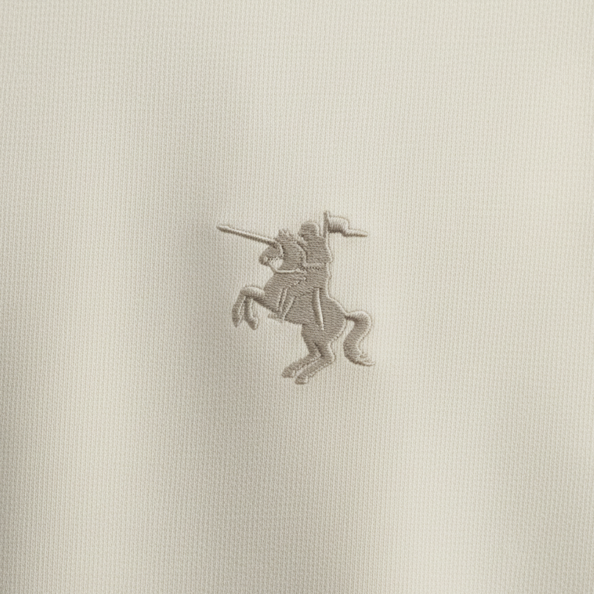 Cavalier Cream Terry Oversized Tee PlotArmour Store